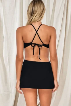 Sunsets Pacifica Black Cove Mini Skirt Cover-Up< Cover-Ups | High-Waist