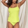 Sunsets Pacifica Bright Pear Coralie Tankini Top< Plus Size | Underwire