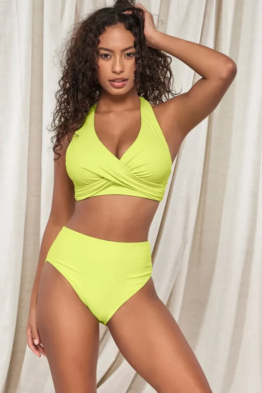 Sunsets Pacifica Bright Pear Mirabella Top< Plus Size | Wire-Free