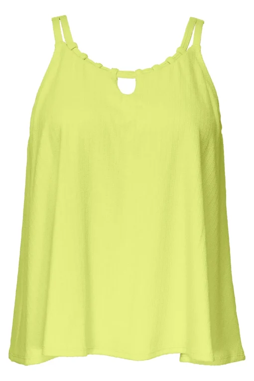 Sunsets Pacifica Bright Pear Sadie Tankini Top< Plus Size | Wire-Free