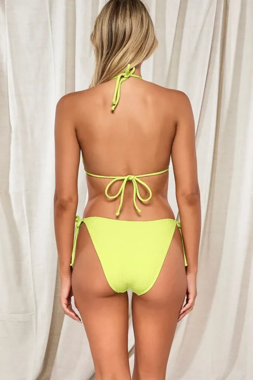 Sunsets Pacifica Bright Pear Taryn Tie Side Bottom< Tie Side | Bikini Bottoms