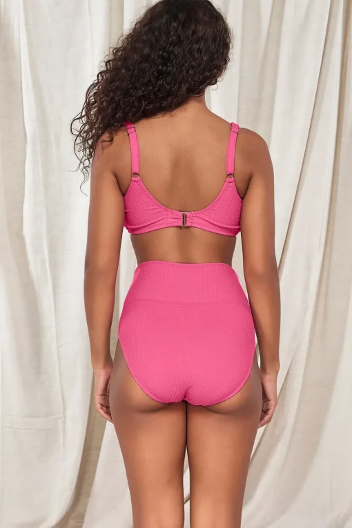 Sunsets Pacifica Dragon Fruit Hannah High Waist Bottom< Plus Size | High-Waist