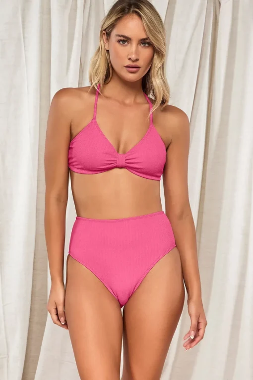 Sunsets Pacifica Dragon Fruit Indie Bralette Top< Wire-Free | Bikini Tops