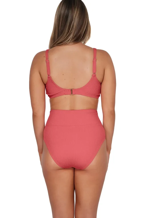 Sunsets Pacifica Hibiscus Tea Hannah High Waist Bottom< Plus Size | High-Waist