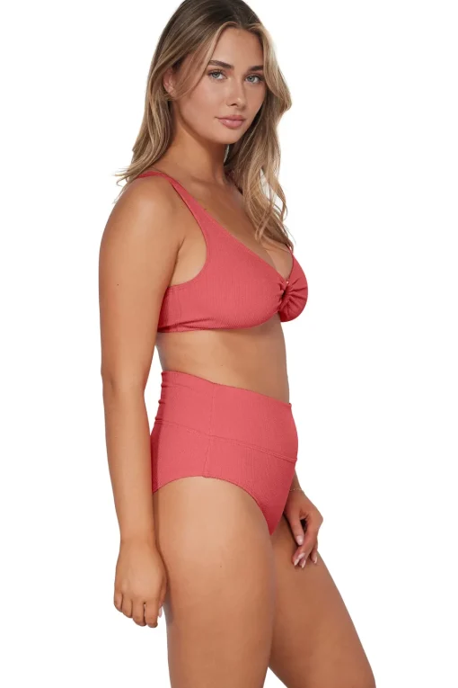 Sunsets Pacifica Hibiscus Tea Hannah High Waist Bottom< Plus Size | High-Waist
