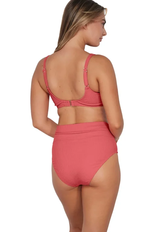 Sunsets Pacifica Hibiscus Tea Hannah High Waist Bottom< Plus Size | High-Waist