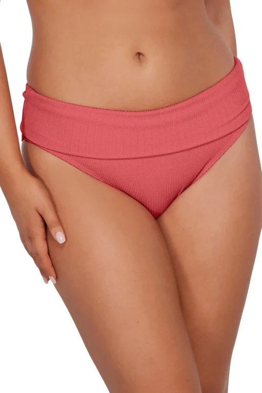 Sunsets Pacifica Hibiscus Tea Hannah High Waist Bottom< Plus Size | High-Waist