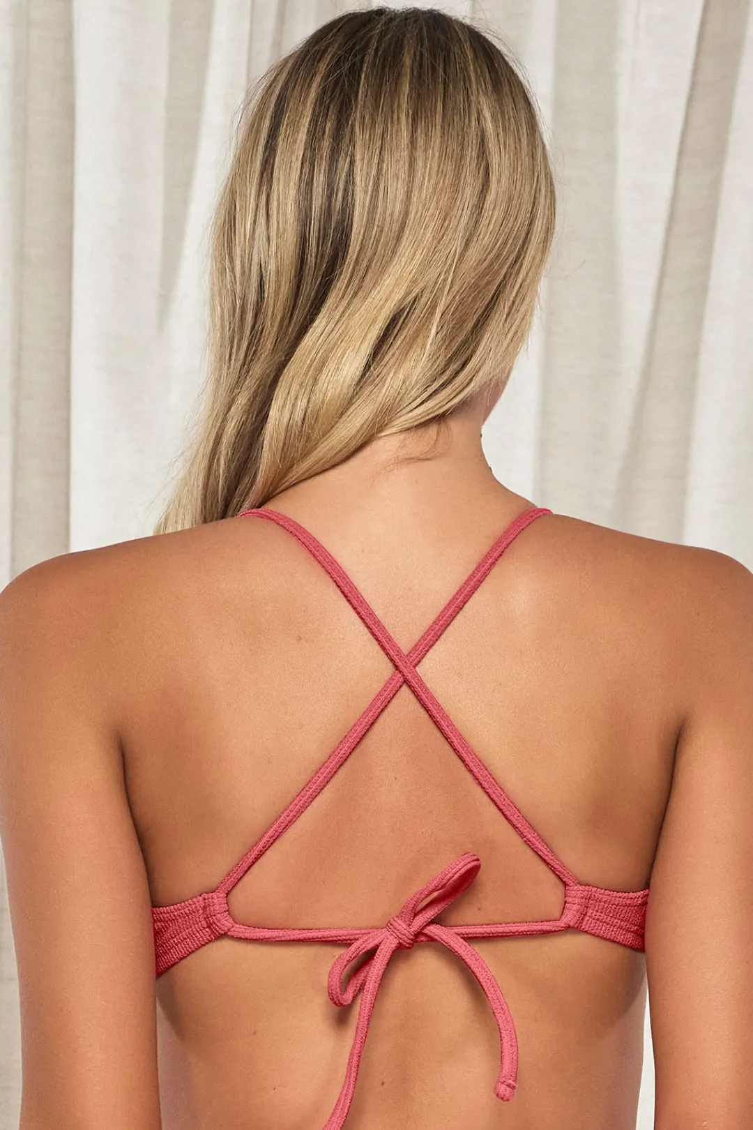 Sunsets Pacifica Hibiscus Tea Indie Bralette Top< Wire-Free | Bikini Tops