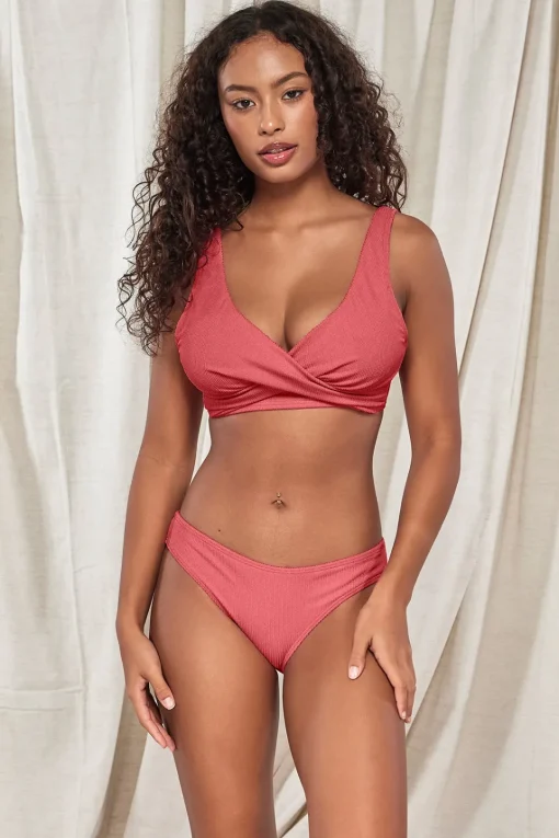 Sunsets Pacifica Hibiscus Tea Penny Hipster Bottom< Low-Rise | Bikini Bottoms
