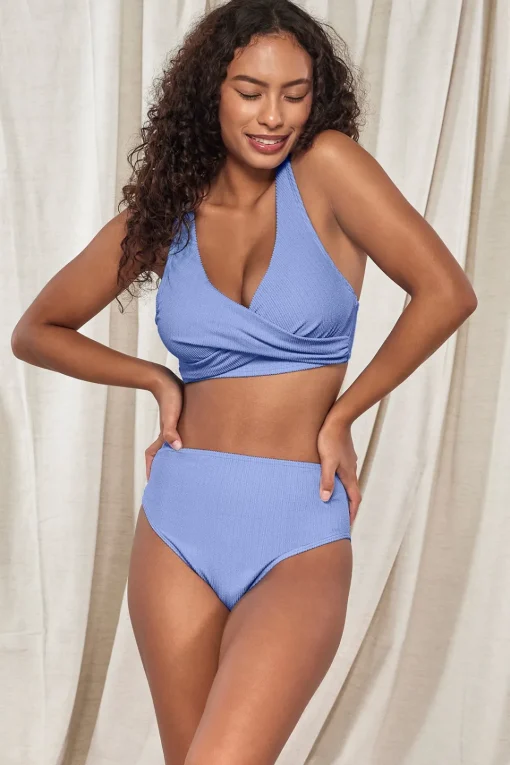 Sunsets Pacifica Hydrangea Astrid High Waist Bottom< High-Waist | Bikini Bottoms