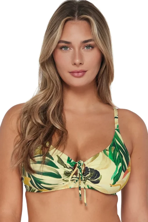 Sunsets Amber Oasis Kauai Keyhole Top< Plus Size | Underwire