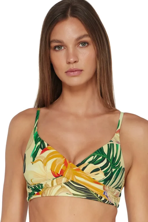 Sunsets Amber Oasis Lyla Bralette Top< Wire-Free