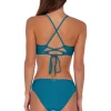 Sunsets Avalon Teal Collins Hipster Bottom< Low-Rise | Bikini Bottoms