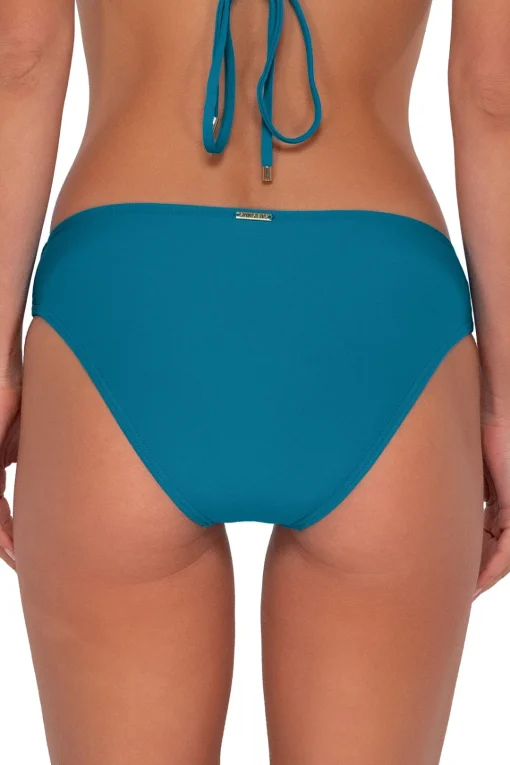 Sunsets Avalon Teal Collins Hipster Bottom< Low-Rise | Bikini Bottoms