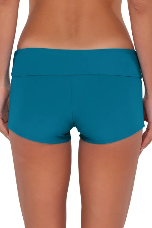 Sunsets Avalon Teal Kinsley Swim Short< Plus Size | High-Waist