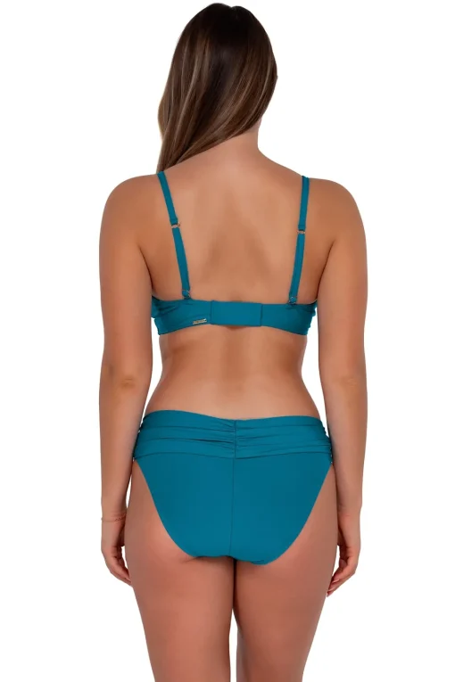 Sunsets Avalon Teal Unforgettable Bottom< Plus Size | Bikini Bottoms