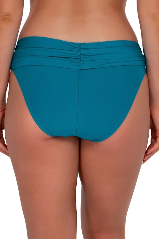 Sunsets Avalon Teal Unforgettable Bottom< Plus Size | Bikini Bottoms