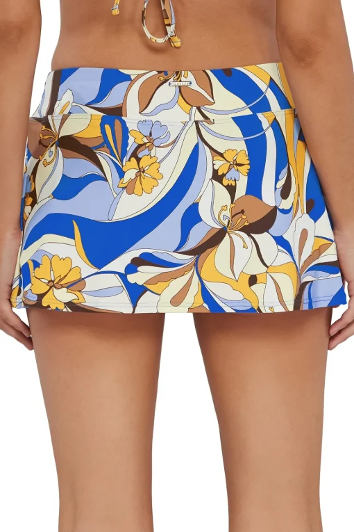 Sunsets Bali Bungalow Sporty Swim Skirt< Plus Size