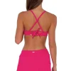 Sunsets Begonia Sandbar Rib Sporty Swim Skirt< Plus Size