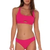 Sunsets Begonia Sandbar Rib Brandi Bralette Top< Wire-Free | Bikini Tops
