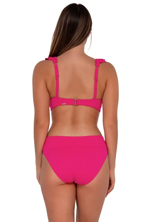 Sunsets Begonia Sandbar Rib Willa Wireless Top< Plus Size | Wire-Free