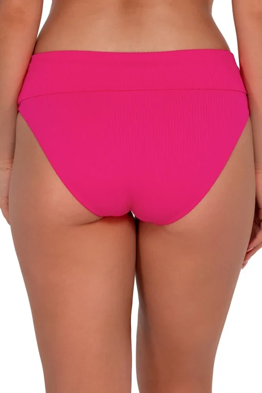 Sunsets Begonia Sandbar Rib Hannah High Waist Bottom< Plus Size | High-Waist