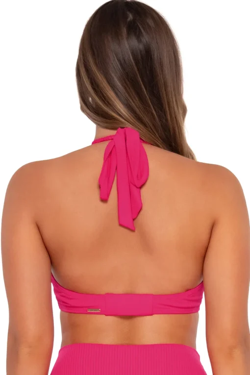 Sunsets Begonia Sandbar Rib Vienna V-Wire Top< Plus Size | Underwire