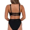 Sunsets Black Annie High Waist Bottom< Plus Size | High-Waist