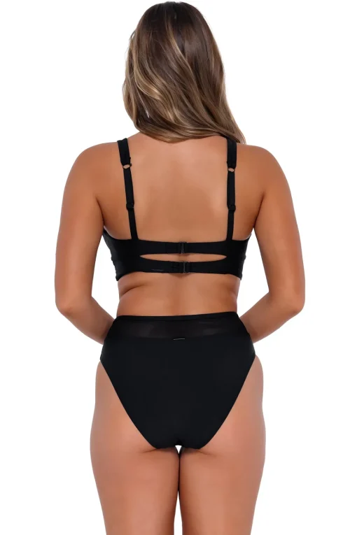 Sunsets Black Annie High Waist Bottom< Plus Size | High-Waist