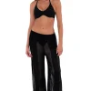 Sunsets Black Breezy Beach Pant< Cover-Ups