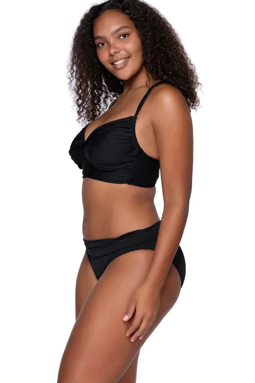 Sunsets Black Colette Bralette Top< Plus Size | Bra-Sized