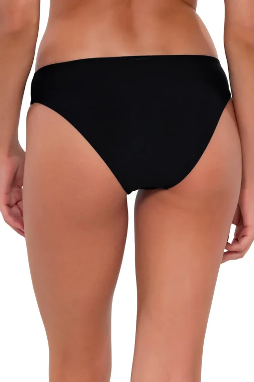 Sunsets Black Collins Hipster Bottom< Low-Rise | Bikini Bottoms