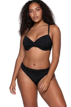 Sunsets Black Crossroads Underwire Top< Plus Size | Underwire