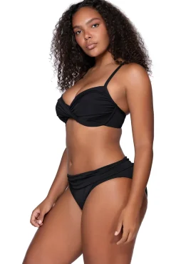 Sunsets Black Crossroads Underwire Top< Plus Size | Underwire