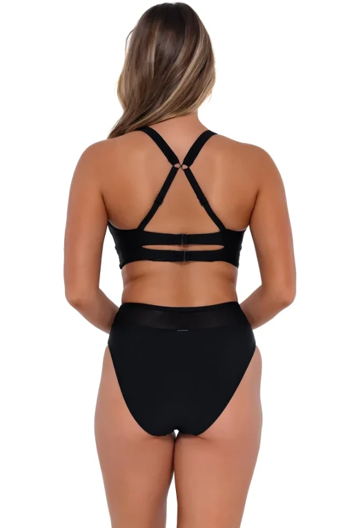 Sunsets Black Danica Top< Plus Size | Underwire