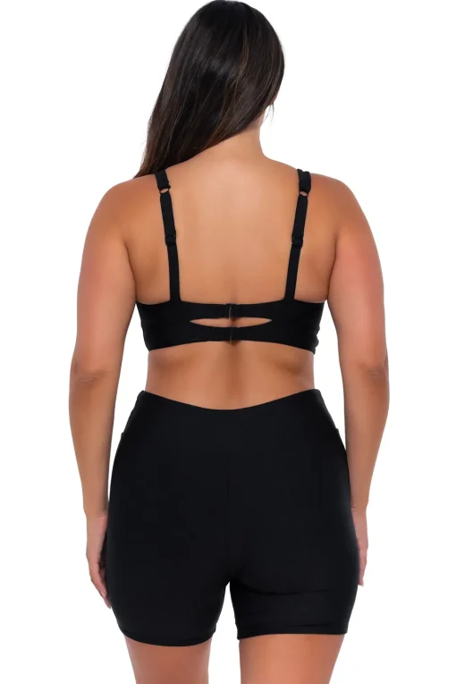 Sunsets Black Danica Top< Plus Size | Underwire