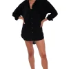 Sunsets Black Delilah Shirt< Cover-Ups