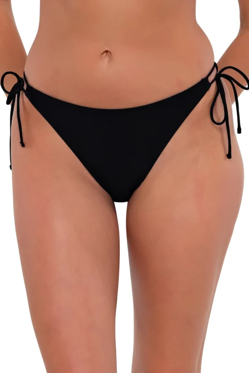 Sunsets Black Everlee Tie Side Bottom< Tie Side