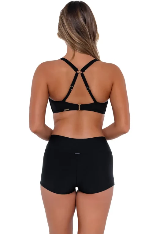Sunsets Black Kinsley Swim Short< Plus Size | Swim Shorts
