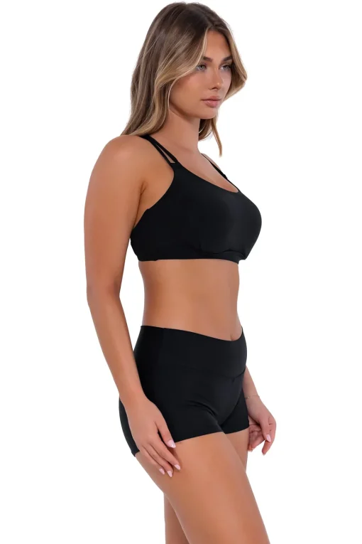 Sunsets Black Kinsley Swim Short< Plus Size | Swim Shorts
