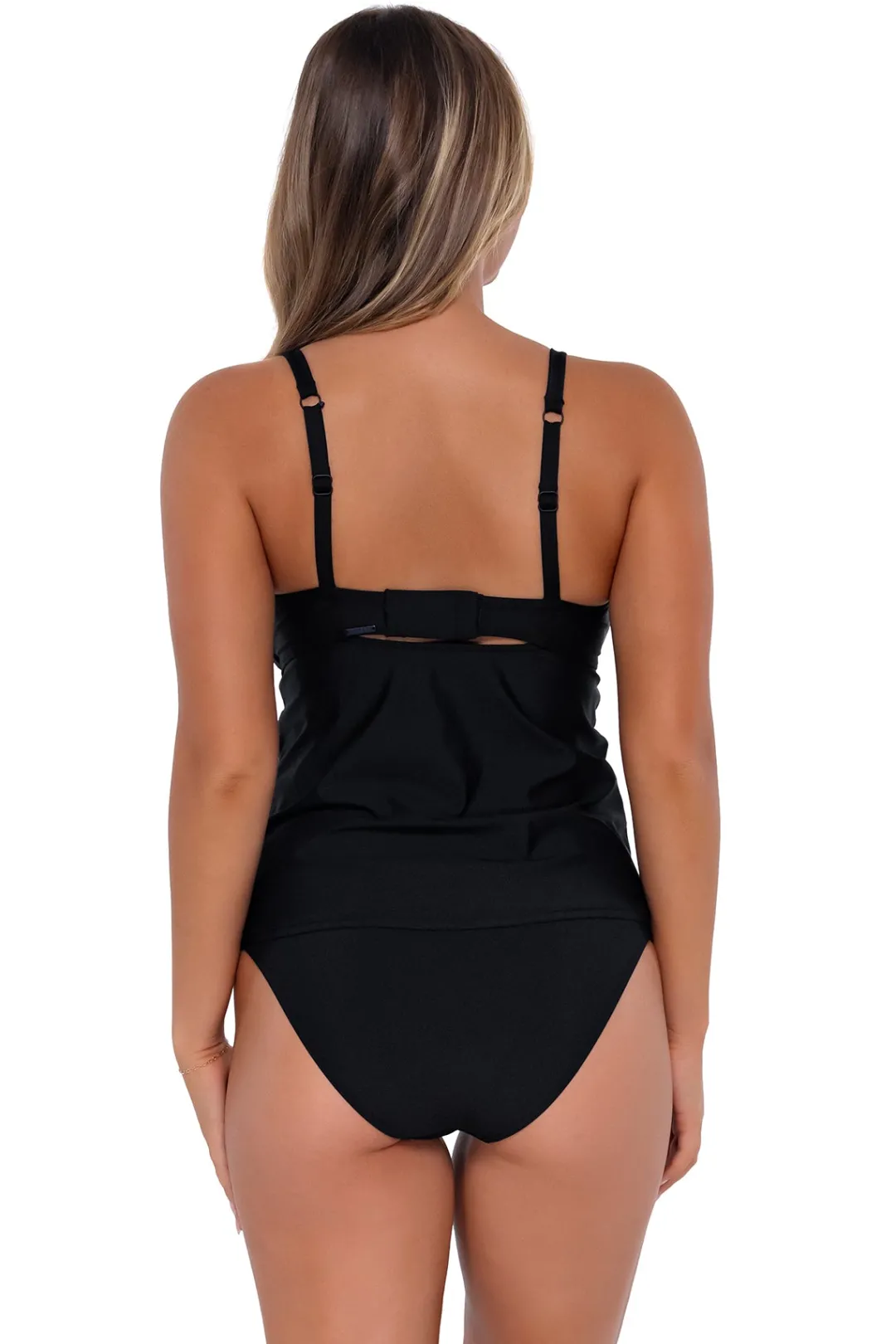 Sunsets Black Maeve Tankini Top< Plus Size | Bra-Sized