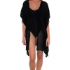 Sunsets Black Maldives Tunic< Cover-Ups