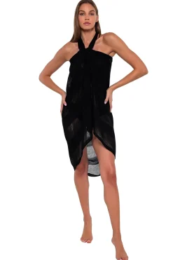 Sunsets Black Paradise Pareo< Cover-Ups
