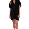 Sunsets Black Shore Thing Tunic< Cover-Ups