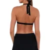 Sunsets Black Sporty Swim Skirt< Swim Skirts