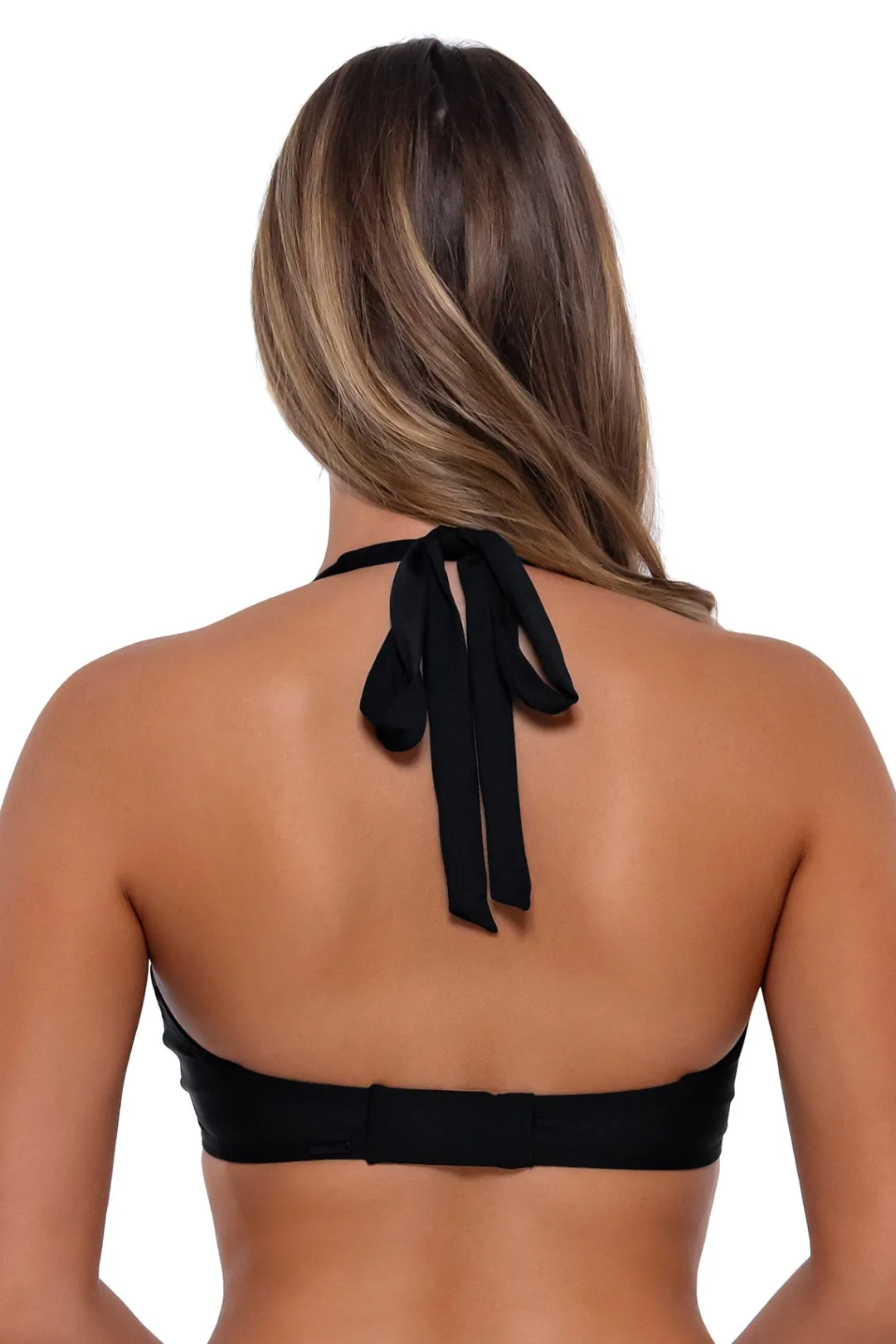 Sunsets Black Vienna V-Wire Top< Plus Size | Underwire