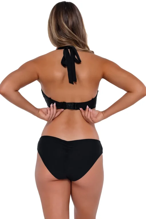 Sunsets Black Vienna V-Wire Top< Plus Size | Underwire