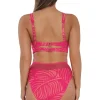 Sunsets Blushing Palms Sandbar Rib Annie High Waist Bottom< Plus Size | High-Waist
