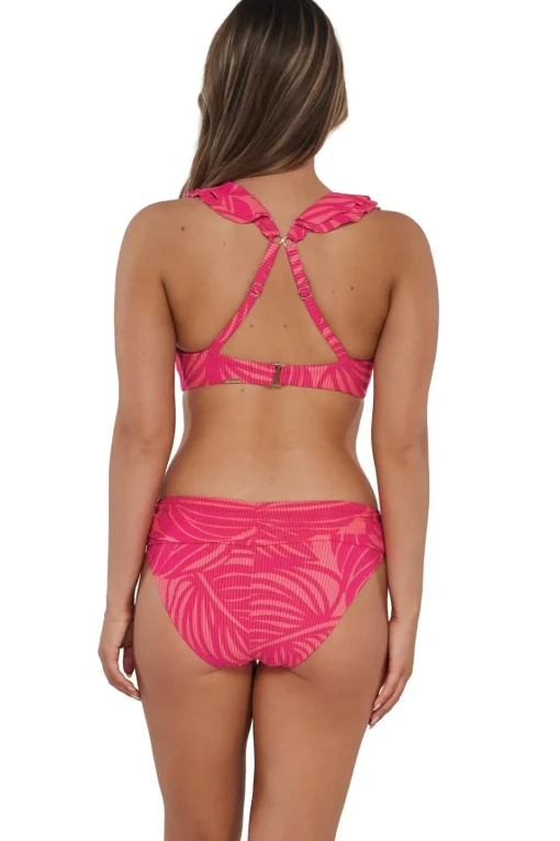 Sunsets Blushing Palms Sandbar Rib Unforgettable Bottom< Plus Size | Bikini Bottoms