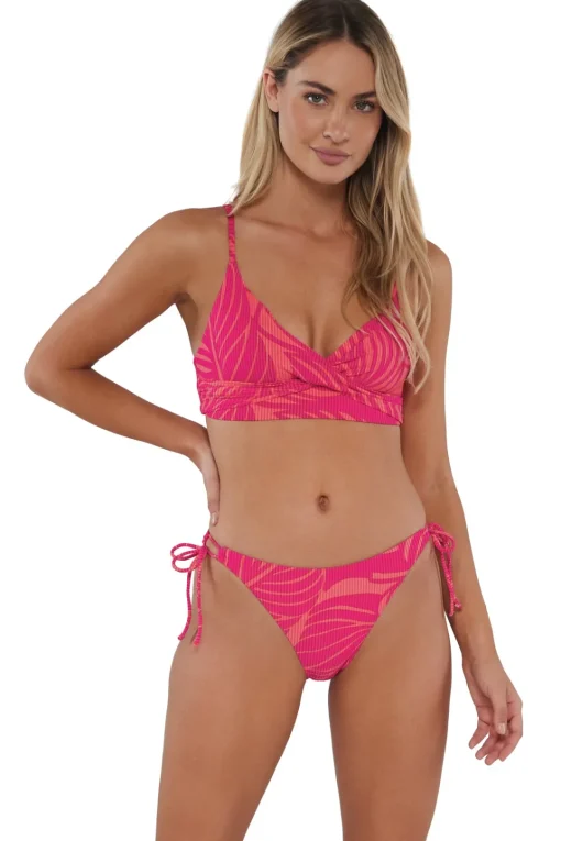 Sunsets Blushing Palms Sandbar Rib Lyla Bralette Top< Wire-Free